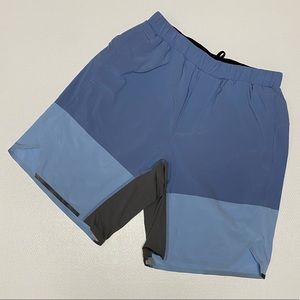 RARE Lululemon Men’s Surge Short 2-Tone Blue S EUC
